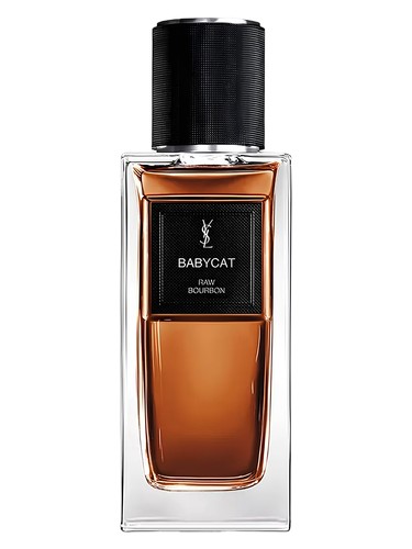 Yves Saint Laurent Babycat Raw Bourbon perfume bottle