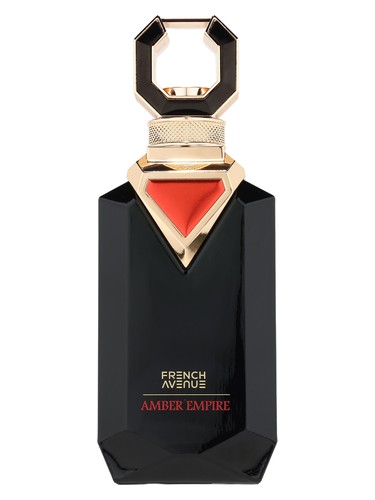 French Avenue Amber Empire perfume bottle