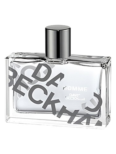 David Beckham Homme perfume bottle