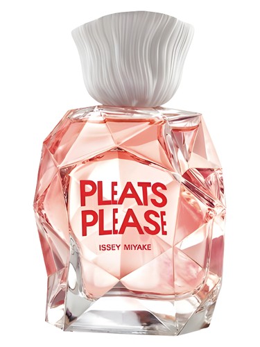 Issey Miyake Pleats Please perfume bottle