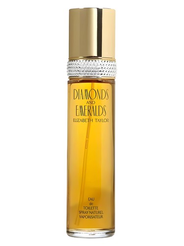 Elizabeth Taylor Diamonds and Emeralds perfume bottle