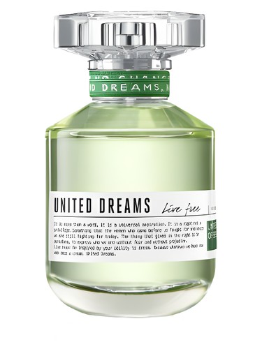 Benetton United Dreams Live Free perfume bottle