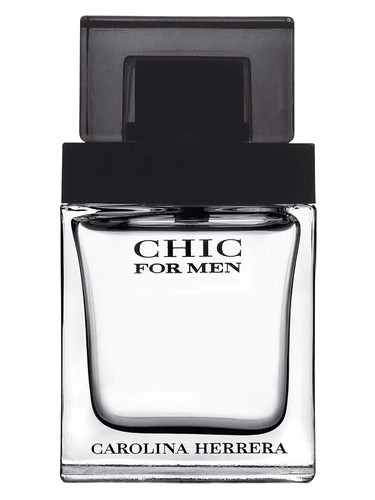 Carolina Herrera Chic For Men perfume bottle