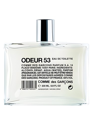 Comme des Garcons Odeur 53 perfume bottle