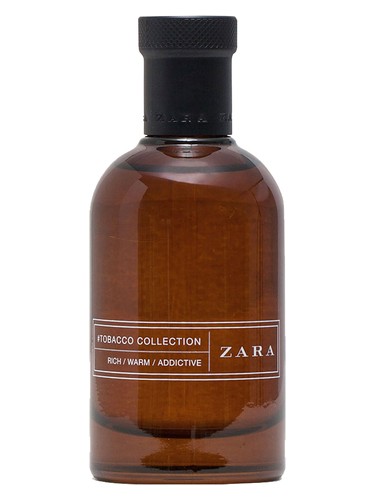 Zara Tobacco Collection Rich Warm Addictive perfume bottle