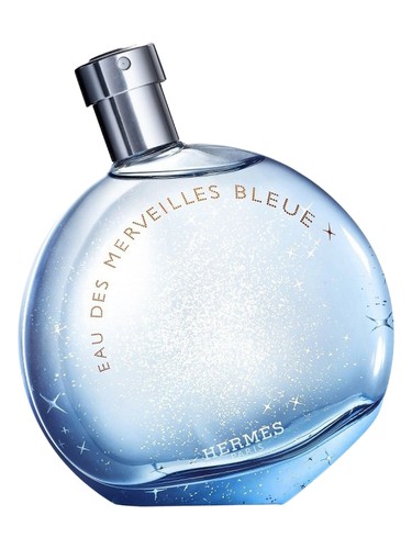 Hermès Eau des Merveilles Bleue perfume bottle