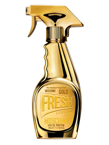 Moschino Gold Fresh Couture perfume bottle