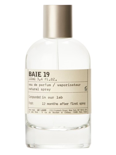 Le Labo Baie 19 perfume bottle