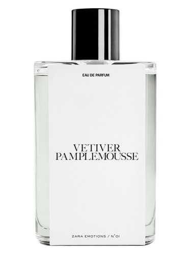 Zara Vetiver Pamplemousse perfume bottle