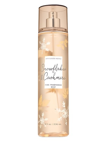 Bath & Body Works Snowflakes & Cashmere perfume bottle