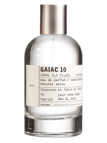 Le Labo Gaiac 10 Tokyo perfume bottle