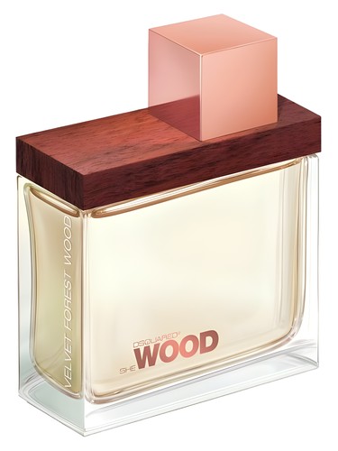 DSQUARED² She Wood Velvet Forest Wood perfume bottle