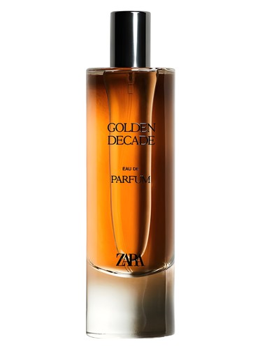 Zara Golden Decade perfume bottle