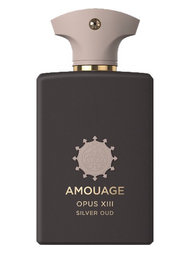 Amouage Opus XIII – Silver Oud perfume bottle