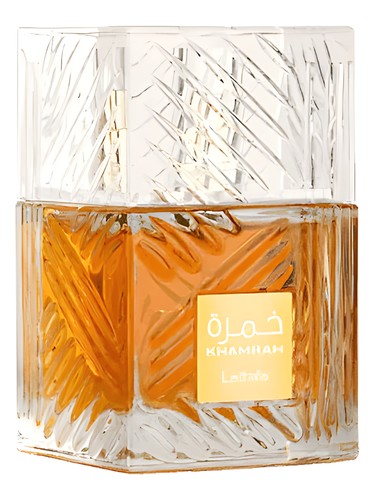 Lattafa Perfumes Khamrah perfume bottle