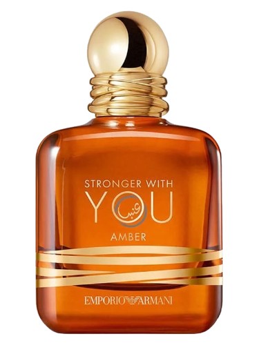 Giorgio Armani Emporio Armani Stronger With You Amber perfume bottle