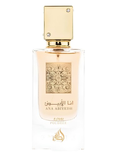 Lattafa Perfumes Ana Abiyedh Poudrée perfume bottle