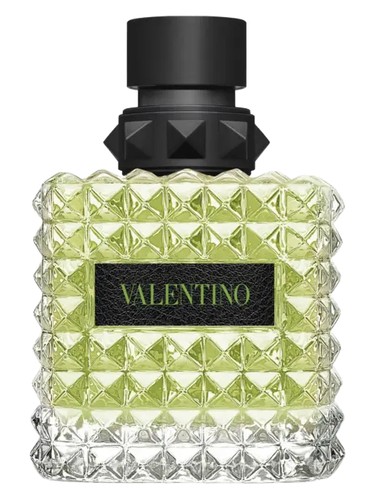 Valentino Valentino Donna Born in Roma Green Stravaganza perfume bottle