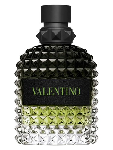 Valentino Valentino Uomo Born in Roma Green Stravaganza perfume bottle
