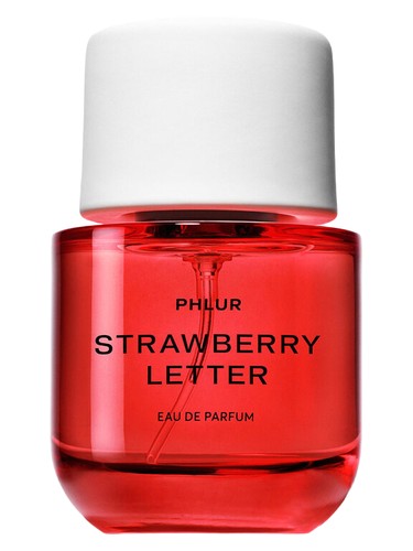 Phlur Strawberry Letter perfume bottle