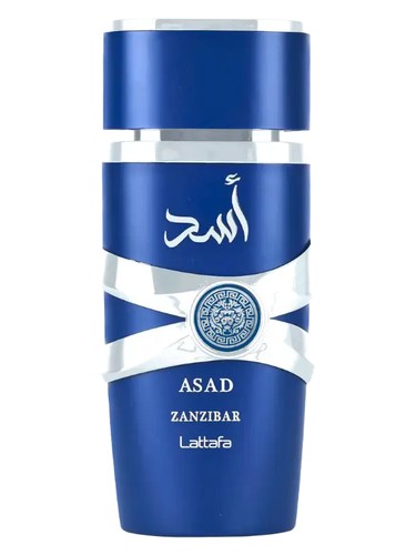 Lattafa Perfumes Asad Zanzibar perfume bottle