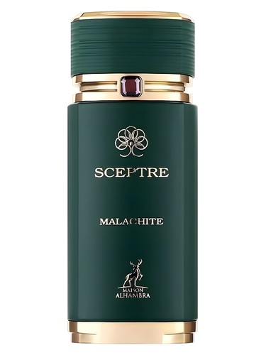 Maison Alhambra Sceptre Malachite perfume bottle